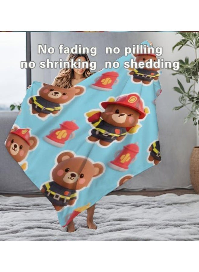 general Baby and children's cartoon flannel thin blanket (warm and comfortable, suitable for sleep, game use) 70cm*100cm - Image 1