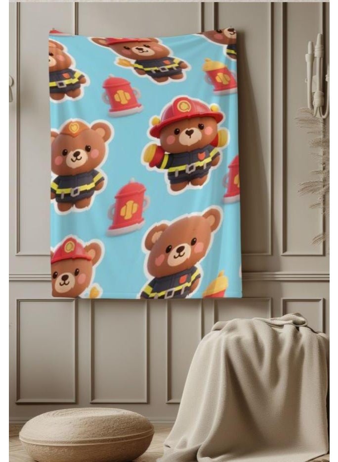 general Baby and children's cartoon flannel thin blanket (warm and comfortable, suitable for sleep, game use) 70cm*100cm - Image 3