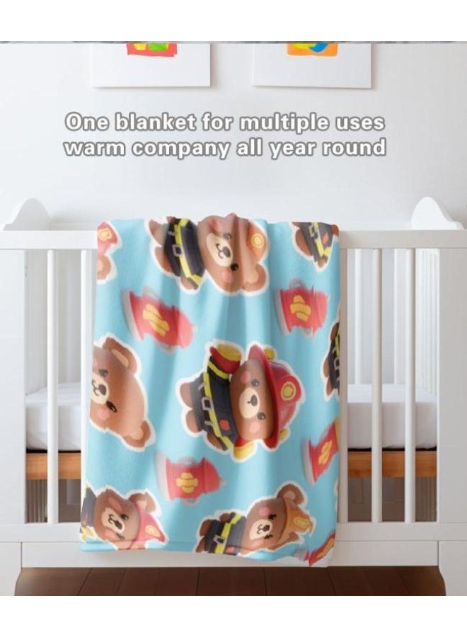 general Baby and children's cartoon flannel thin blanket (warm and comfortable, suitable for sleep, game use) 70cm*100cm - Image 5