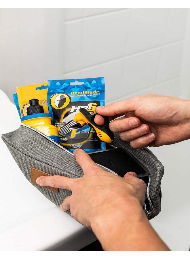 HeadBlade شفرات إيدبليد Hb6 بديل 6 شفرات من الفولاذ المقاوم للصدأ لعدم الشد أو السحب لحلاقة أقل تعمل للوجه والجسم وفروة الرأس - Image 4
