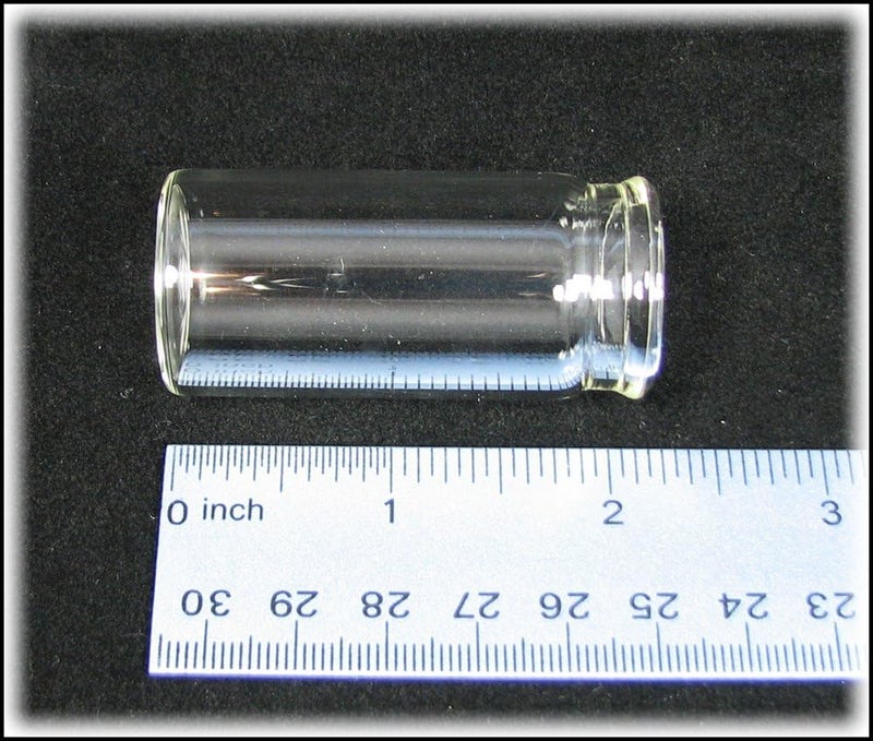 C. B. Gitty "Medicine Vial" 2 1/4-inch Glass Guitar Slide - a classic slide style for playing the blues - Image 3