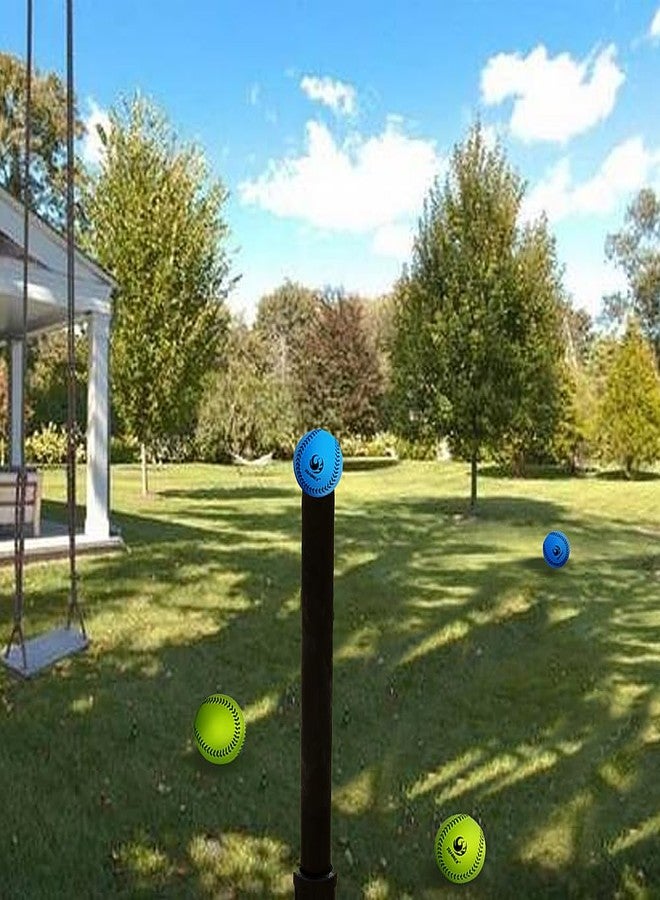 PHINIX Foam Baseball for Kids Practice- 4 Pack (Blue & Green) - Image 5