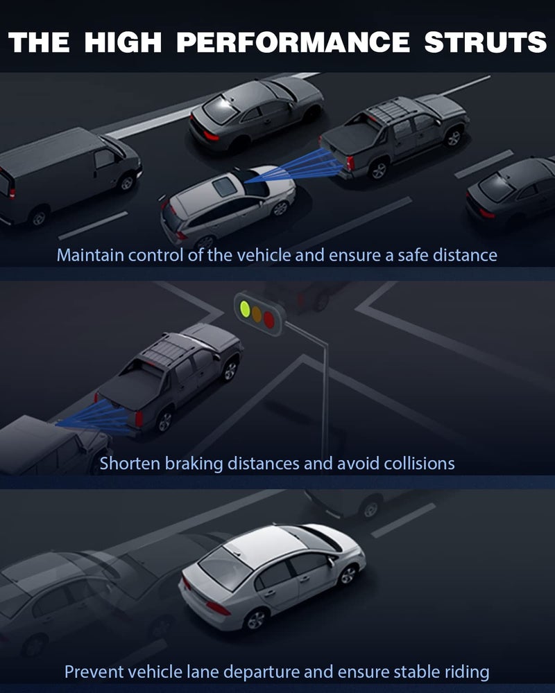 ECCPP مجموعة النوابض الكاملة ECCPP للأمامية تناسب 1998-2002 لشيفروليه بريزم، 1993-2002 لتويوتا كورولا مجموعة من 2 - Image 5