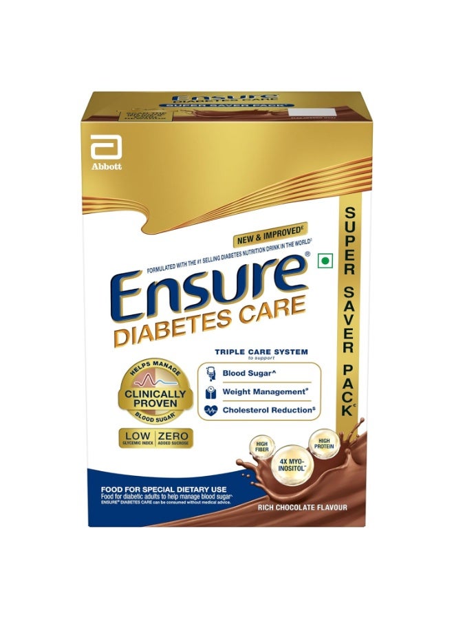Ensure Diabetes Care Choco 950g Powder with High Fiber, Protein & 36 Nutrients | Helps Manage Blood Sugar Levels in 4 weeks - Image 1