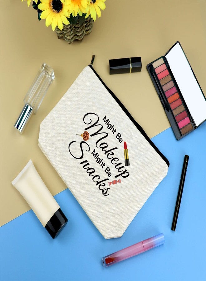 Mikela Funny Makeup Bag Gift for Women Teen Girls Best Friends Gift Idea Sister Travel Cosmetic Bag Halloween Christmas Birthday Gift for Friends Sister Daughter Mom Multifunction Pouch Make Up Bag - Image 3