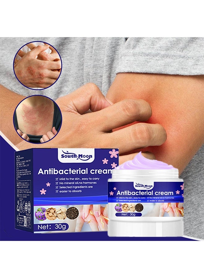 ساوث مون كريم مضاد للبكتيريا ، كريم للحكة للبشرة ، كريم مضاد للحكة لدغة البعوض ، قطعة أثرية مضادة للحكة 30 جرام - Image 1