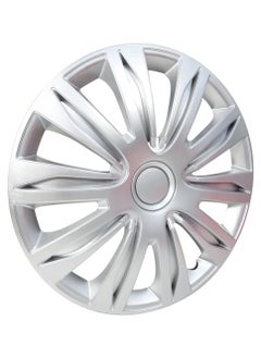 Pistol 15 Inch Hubcaps Set of 4PC Automotive Hub Caps with Universal Snap-On Retention Rings  Wheel Cover Kit  - Image 5