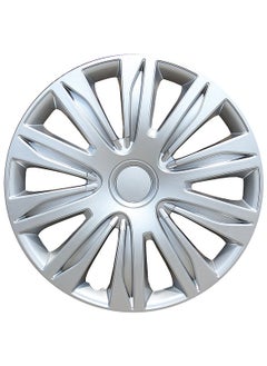 Pistol 15 Inch Hubcaps Set of 4PC Automotive Hub Caps with Universal Snap-On Retention Rings  Wheel Cover Kit  - Image 1