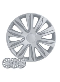 Pistol 15 Inch Hubcaps Set of 4PC Automotive Hub Caps with Universal Snap-On Retention Rings  Wheel Cover Kit  - Image 2