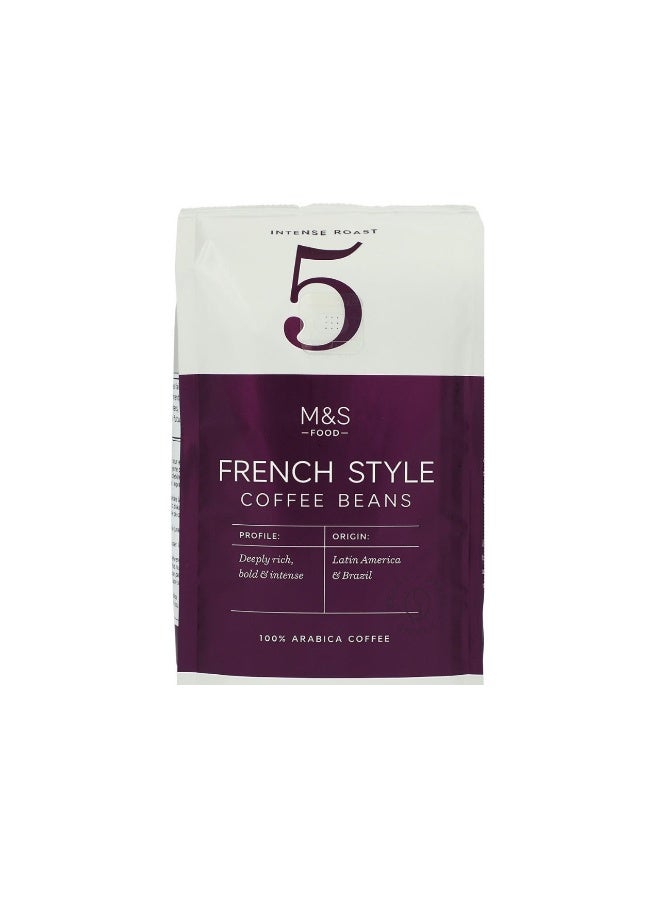 French Style Coffee Beans Deeply Rich, Bold & Intense 100% Arabica Beans, 227g