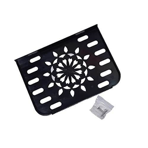 LRIPL Multipurpose Wall Mount Stand – Stylish Black Shelf for Set Top Box, DTH Receiver, WiFi Router, Modem, Gaming Console & Small Electronic Devices - Image 5