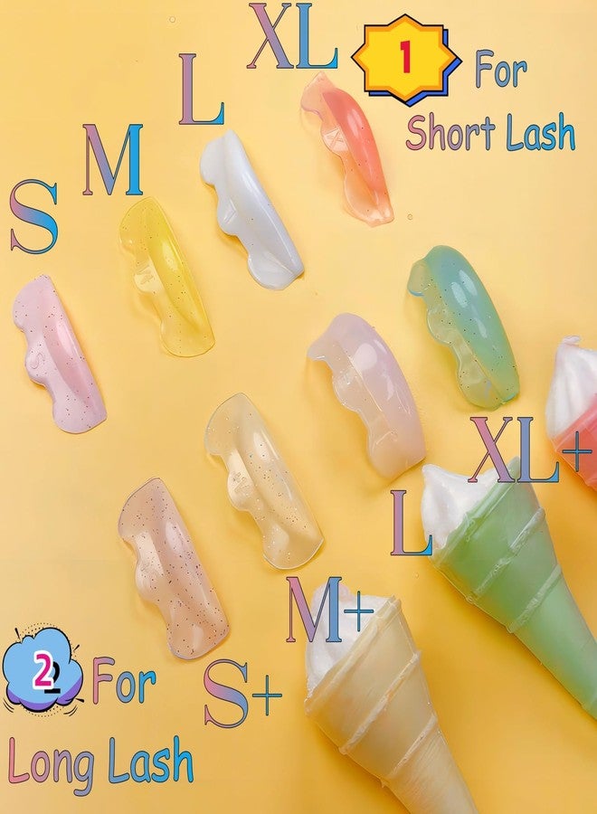 ICONSIAM Lash Lift Ribbons Eyelash Lifting Shields Mini Lami Lamination Roller Soft Silicone Perm Rod LC Curl Perming Shield 8 Size Korean Curling Guard Lifts Eyelashes Visibly Elastic Shield For All Eyes - Image 3