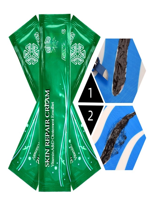 100PCS Tattoo Scar Repair Gel Tattoo Aftercare Ointment Scar Repair Cream Vitamin A & D Anti Scar Cream Tattoo Supplies - Image 4