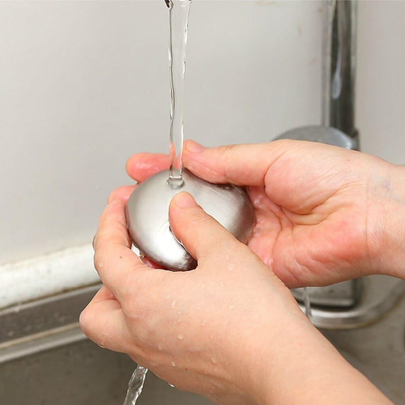 Geek Lab Stainless Steel Soap Hand Odor Remover Bar Eliminating Smells Like Onion Garlic Fish Other Strong Scents from Hands and Skin A USeful Kitchen Gadgets - Image 3