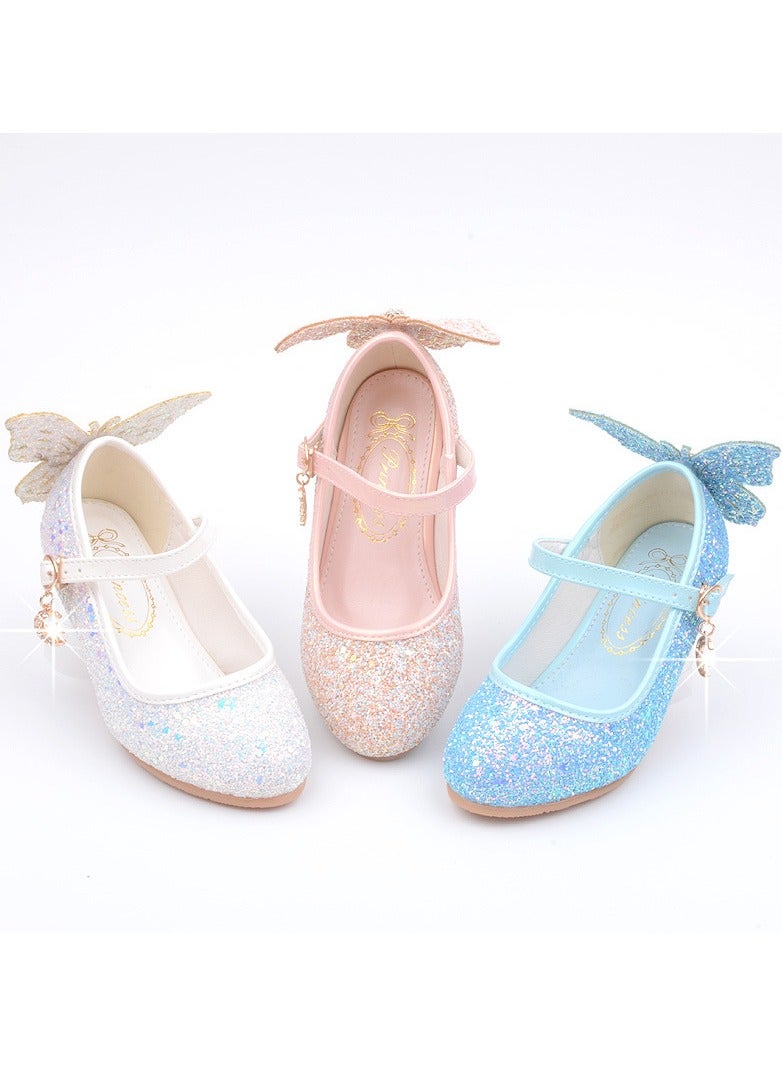 Nariele New Fashion Girls' Sequin High Heel Shoes - Image 2