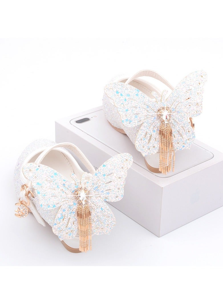 Nariele New Fashion Girls' Sequin High Heel Shoes - Image 1