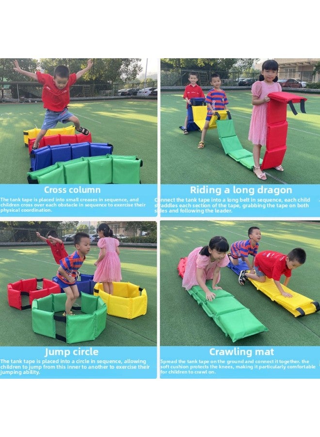 Kindergarten Tank Covering Children Crawling Ring Sensory Training Equipment Outdoor Toy Body Smart Tank Crawling Mat-Color:Kindergarten Tank Color - Image 3