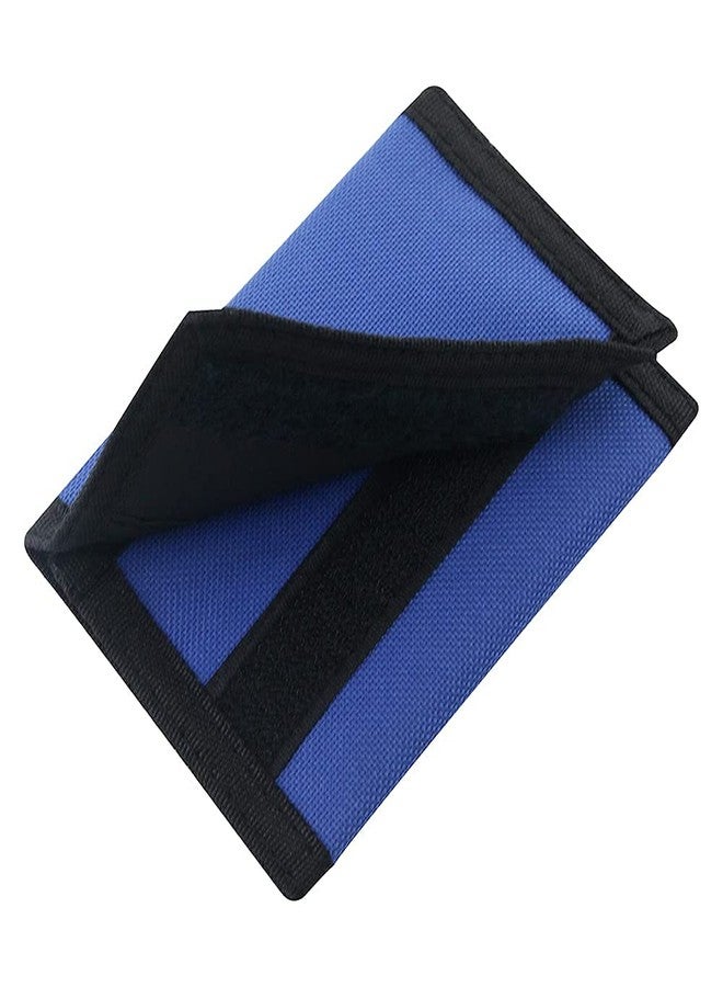 NEICY RFID Blocking Canvas Wallet for Men and Women - Trifold Nylon Wallet with Magic Sticker, Teen Wallet for Boys, Wallets for Teens Boys (Navy Blue) - Image 5