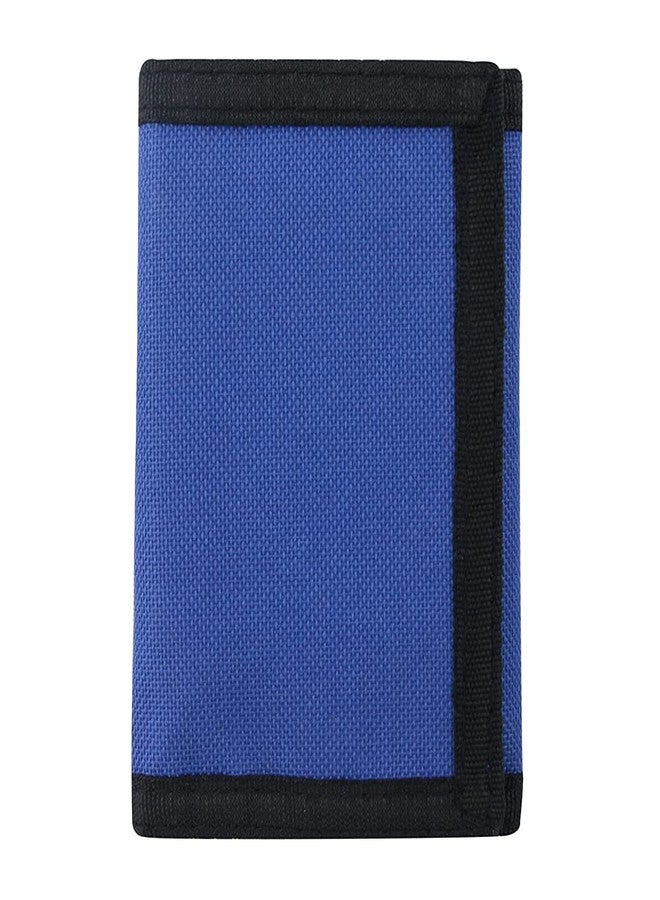 NEICY RFID Blocking Canvas Wallet for Men and Women - Trifold Nylon Wallet with Magic Sticker, Teen Wallet for Boys, Wallets for Teens Boys (Navy Blue) - Image 2