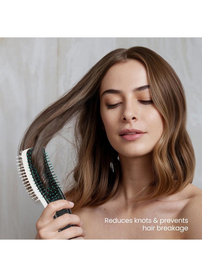 IKONIC 3-in-1 Scalp Massage Brush - Vibrating Scalp Brush for Hair Growth | Head Massager, Exfoliating Scrubber, Neck and Back Relief, Hair Detangler, Stimulator for Circulation, and Stress Reduction  - Image 4