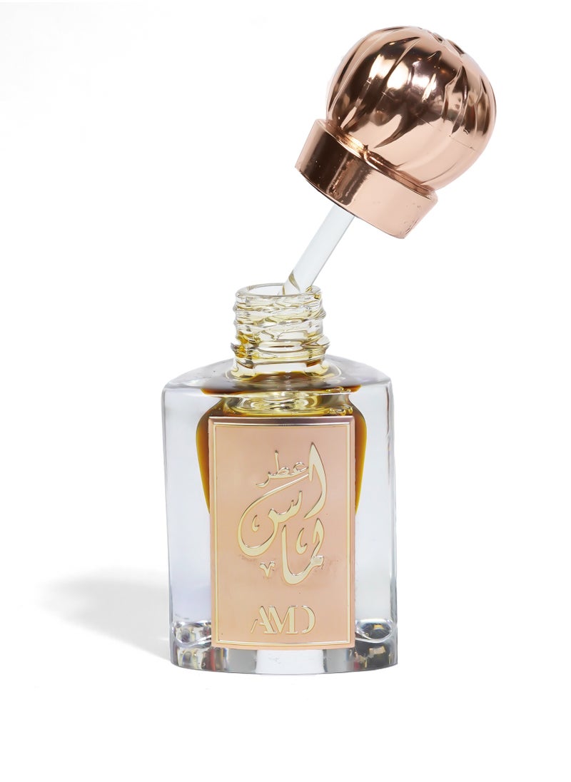 AMD Perfumes Almas Pure Oil By AMD Perfumes Attar For Men EDP 12ml  - Image 1
