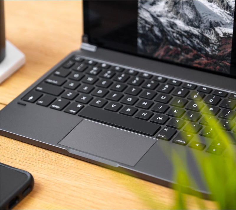 Brydge 11.0 Pro+ Wireless Keyboard with Trackpad | Compatible with iPad Pro 11-inch (1st, 2nd & 3rd Gen) | Native Multi-Touch Trackpad | Backlit Keys | (Space Gray) - Image 2