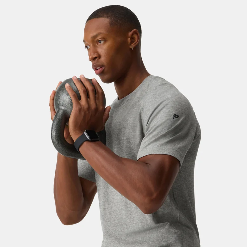 Fabletics Grey Men's The Training Day T-Shirt for Men | Best Price UAE