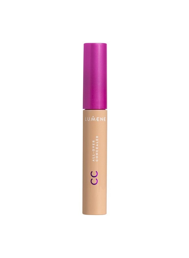 Lumene Under Eye Concealer - CC All-Over Hydrating Concealer with Medium Coverage - Multi-Tasking Under Eye Makeup Infused with Hyaluronic Acid with a Skin-Like Finish - 4 Tan (0.3 fl oz) - Image 1