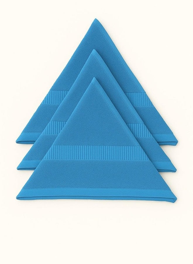 Dollar 100% Cotton Soft, High Absorben & Comfortable Face Towel 30 x 30 cm Face Towel (Pack of 3) - Image 4