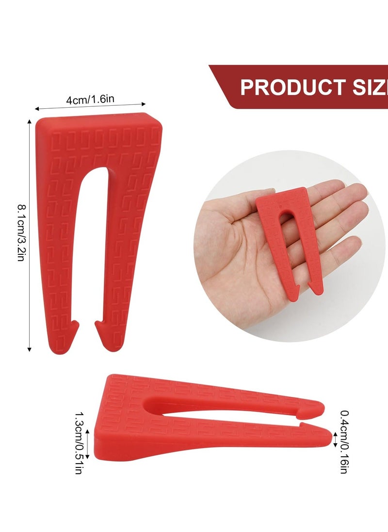 Generic - Stove Knob Covers for Child Safety Stove Knob Locks Proofing Oven Knob Lock Stove Child Safety Guards For Child Safety for Gas Stove Grill Home Restaurant Kitchen 8 Pack Red - Image 1