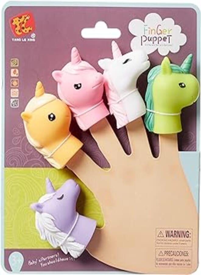 Animals Finger Puppets - 5 Pieces