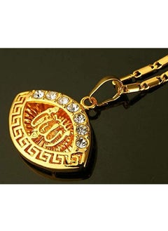DubaiGallery Fashion Jewelry Highly craftsmanship Dubai Gold plated luxury Golden Islam Allah Pendant Necklace For Women Girls Men  - Image 5