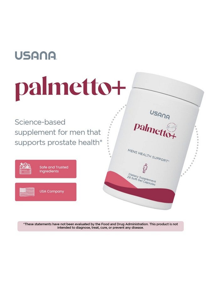 USANA بالميتو بلس مكمل بروستات ساو بالميتو للرجال (28 كبسولة لكل عبوة) حجم الحصة: 1 كبسولة - Image 4
