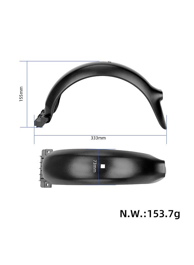 Generic Rear Mudguard Fenders Electric Scooters Mud Flaps Splash Guard Compatible with F20 F25 F30 F40 Electric Scooters  - Image 3