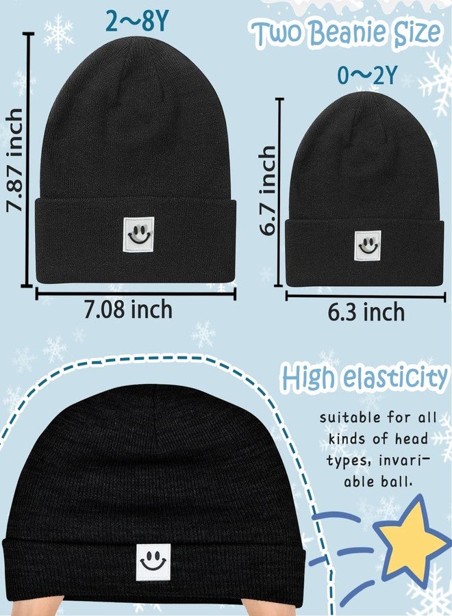KMOLY Toddler Baby Beanie Hat 6 Packs, Double Layer Knit Infant Winter Hat Soft Warm Beanies Bulk Skull Cap for Kid Boys Girls (US, Age, 0 Months, 2 Years, Khaki, White, Black,Grey,Caramel,Red) - Image 5