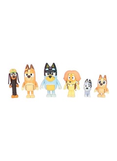 General 12 PCS Wolfs-Bluey Family Friends Playset Action Joint Movable Figures Party Supplies Birthday Party Room Decoration Cake Figurine  - Image 3