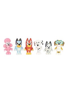 General 12 PCS Wolfs-Bluey Family Friends Playset Action Joint Movable Figures Party Supplies Birthday Party Room Decoration Cake Figurine  - Image 4