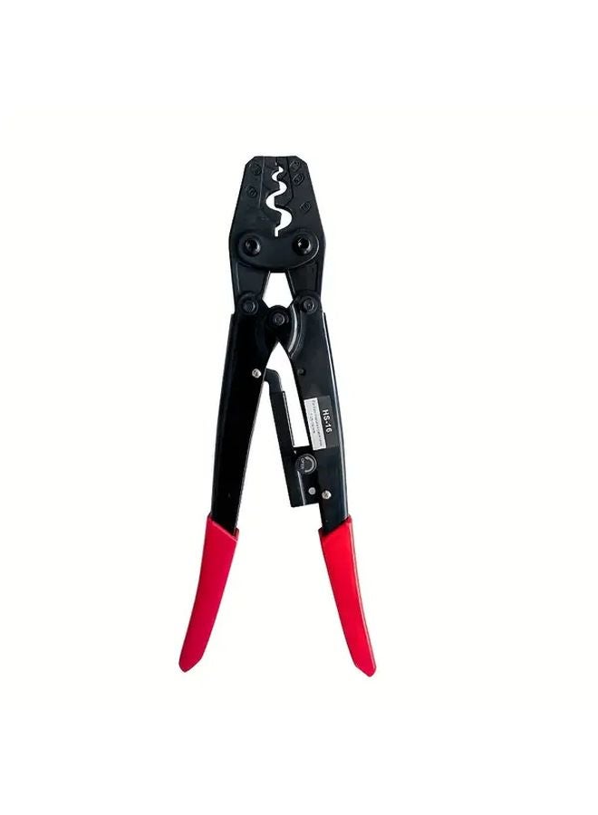 Red Ratchet Quick Wire Pliers Crimping Tool for Copper Tubes Aluminum Sleeves - Image 1