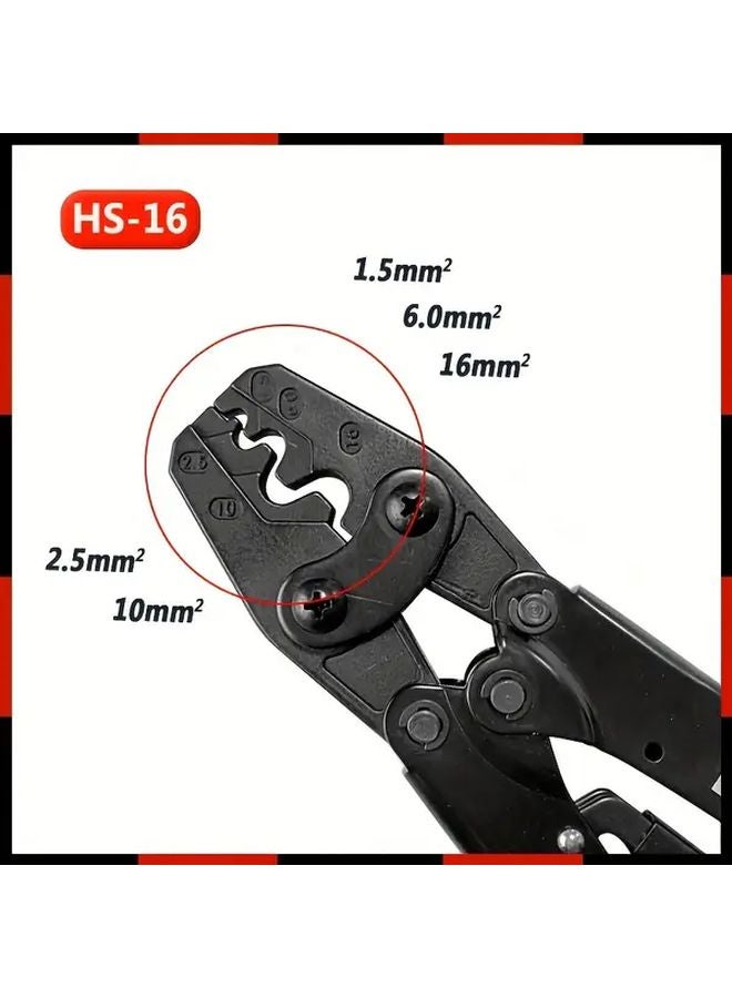 Red Ratchet Quick Wire Pliers Crimping Tool for Copper Tubes Aluminum Sleeves - Image 5