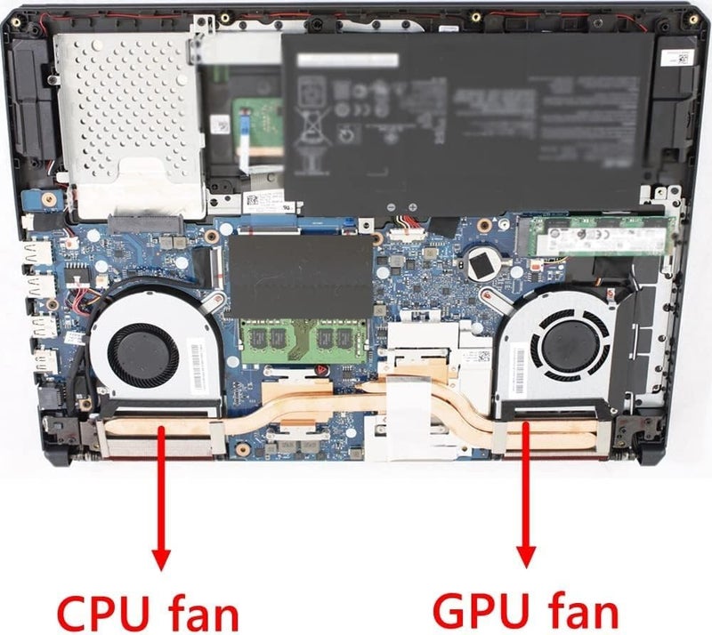 SPAREWAVE High- Quality CPU Cooling fan for Asus TUF Gaming FX505 FX566 FX705 FX705G FX766 FX766LI FX95 FX86SM FX95D FA706. Comes With Complimentary MH501 Thermal Greasen (Cooling paste). - Image 5