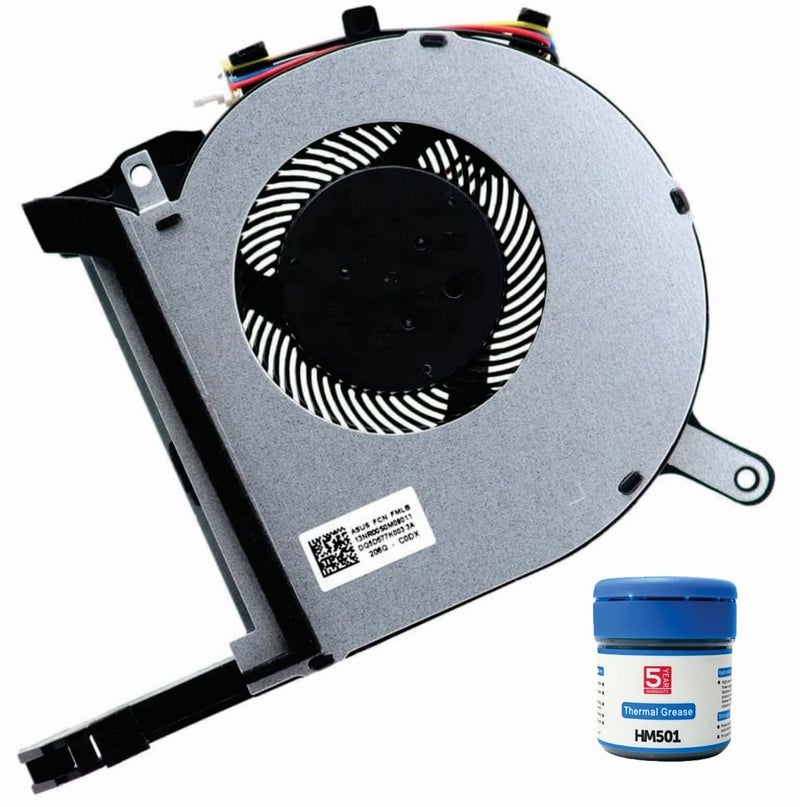 SPAREWAVE High- Quality CPU Cooling fan for Asus TUF Gaming FX505 FX566 FX705 FX705G FX766 FX766LI FX95 FX86SM FX95D FA706. Comes With Complimentary MH501 Thermal Greasen (Cooling paste). - Image 1