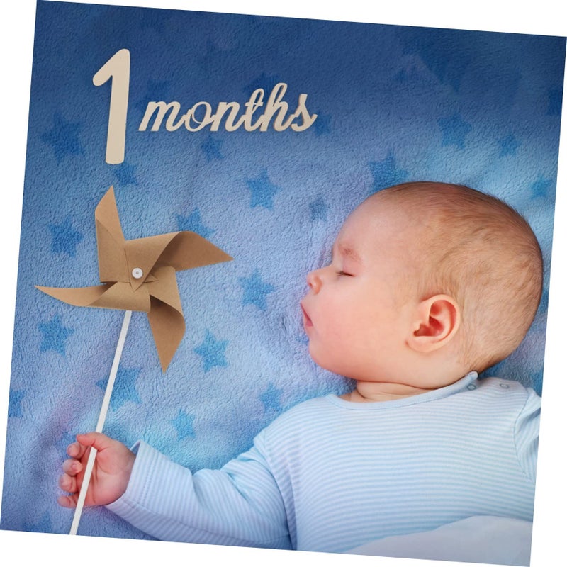 Pretzeloom Windmill Photography Props For Newborn Monthly Milestone Shots - Image 3
