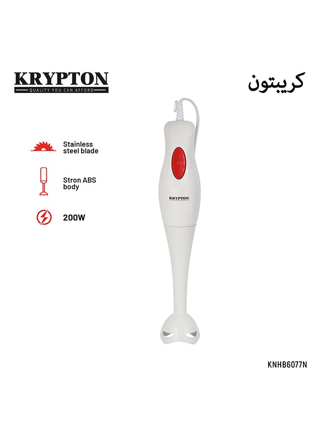 كريبتون خلاط يدوي KNHB6077N أبيض/أحمر - Image 1