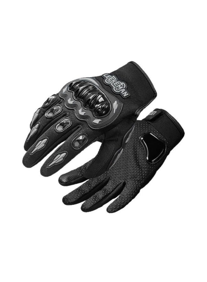 Car Return Carguimu Riding Motorcycle Gloves Windproof Anti-fall Moto Travel Motorcycle Riding Four Seasons Protection Full Finger Touch Screen Knight 2XL - Image 2