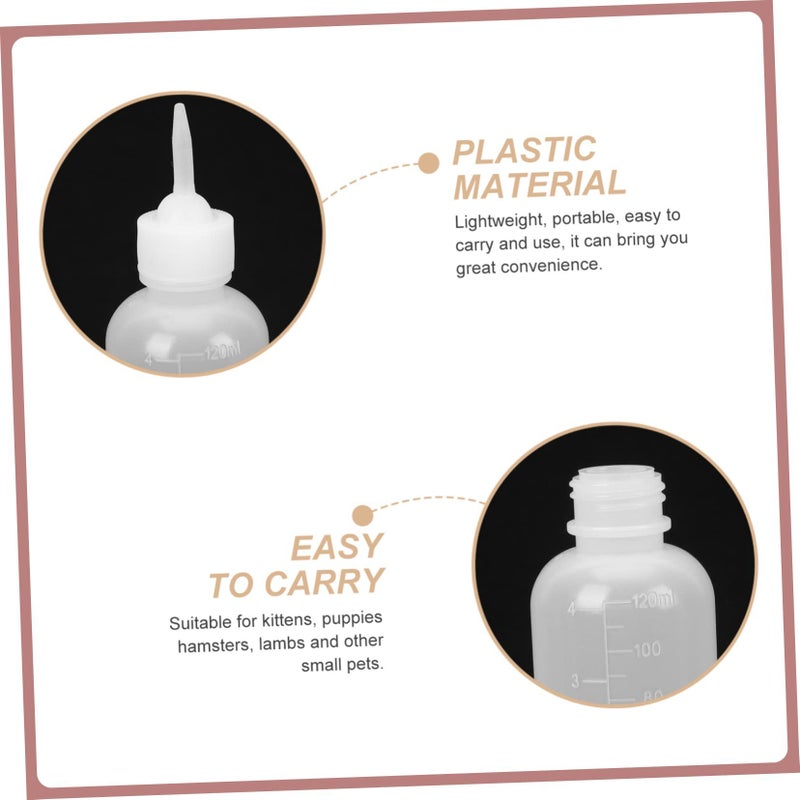 8 Pcs Newborn Kitten Feeding Bottle Set Small Pet Nursing Bottles - Image 3