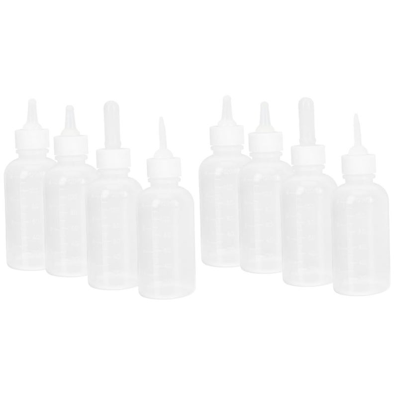 8 Pcs Newborn Kitten Feeding Bottle Set Small Pet Nursing Bottles - Image 2