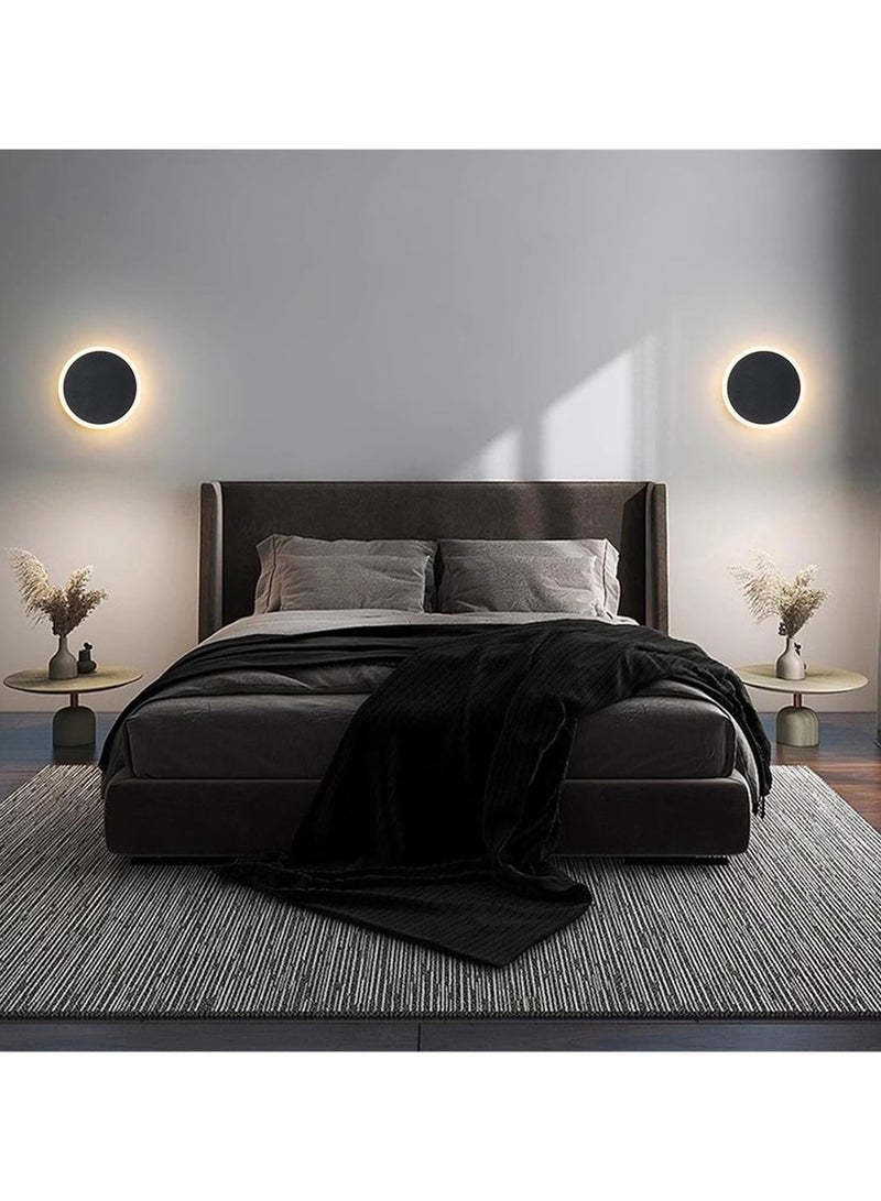 الجدار الشمعدان بطارية قابلة للشحن تعمل مصباح الجدار اللمس قابل للتعديل أدى الجدار الإضاءة مع التبديل أضواء الجدار الحديد الاكريليك مع استشعار الحركة أضواء الجدار المناسب (ضوء دافئ ، أسود) - Image 5