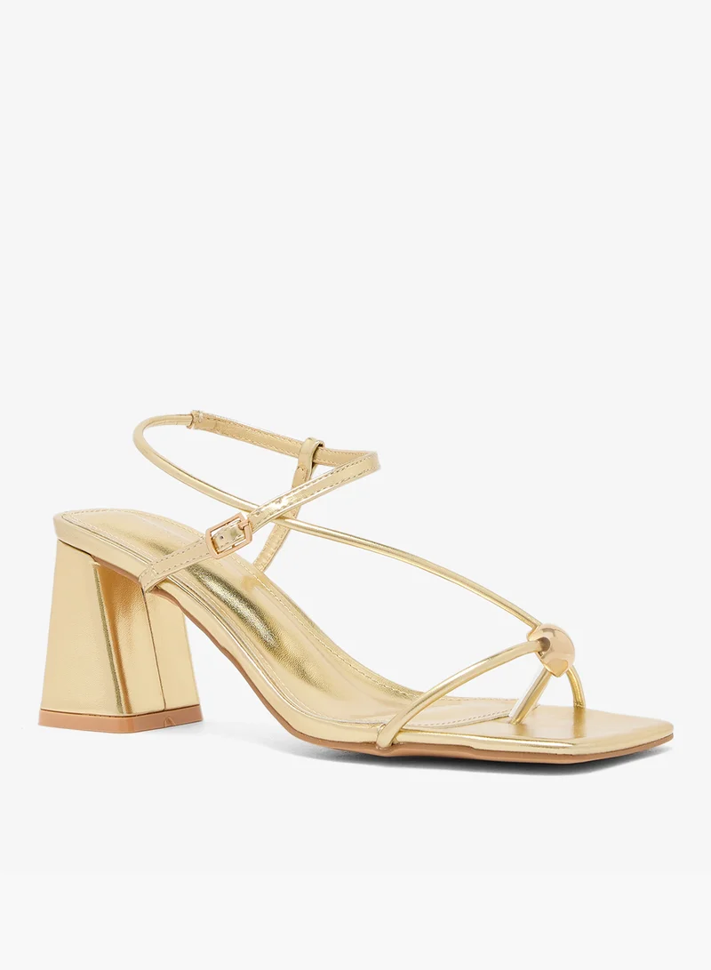 GLAMOROUS Block Heeled Sandals