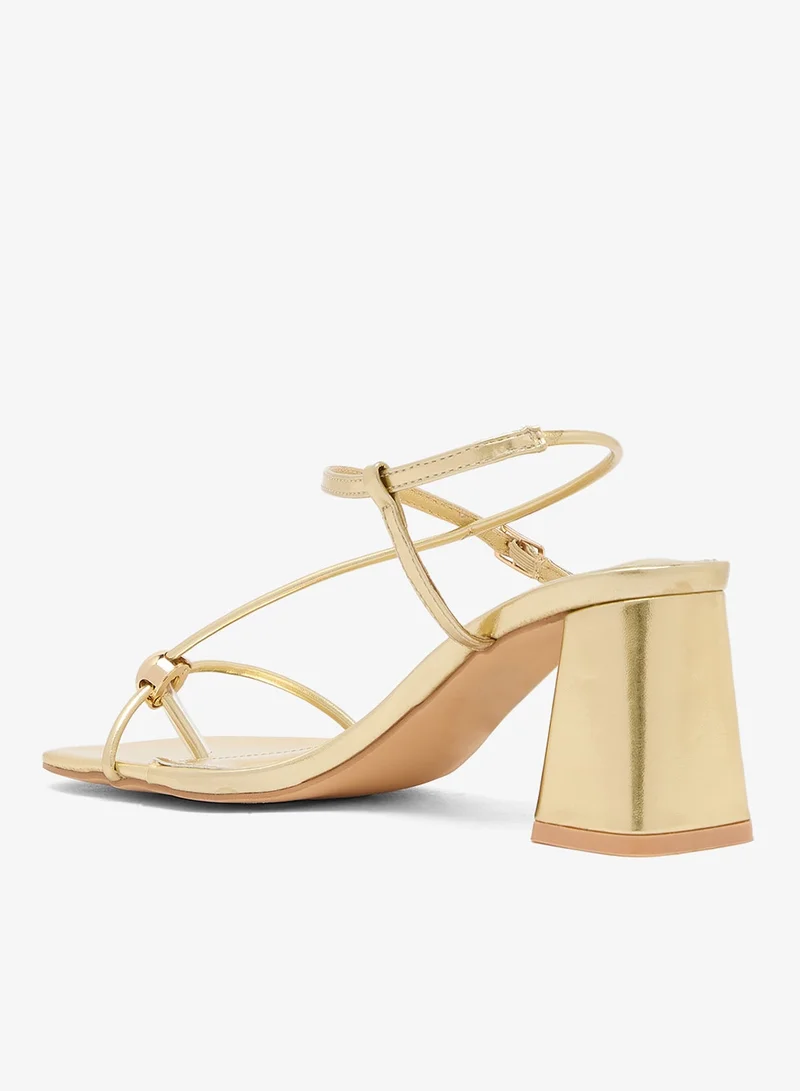 GLAMOROUS Block Heeled Sandals