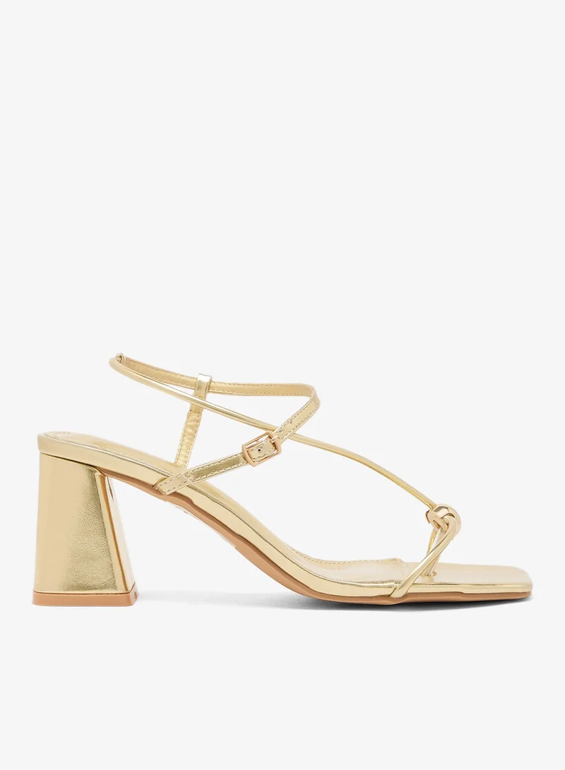 GLAMOROUS Block Heeled Sandals